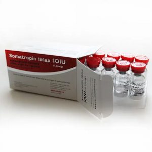 Somatropin 191aa 10 IU Canada Peptides Foto der Verpackung
