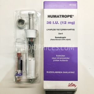 Humatrope 36IU Wachstumshormon Foto der Verpackung
