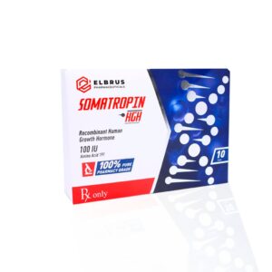 Somatropin HGH 100 IU Elbrus Pharmaceuticals Foto der Verpackung